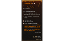 Legendary Dagger[*75 DMG_Crit | *182 DEX | *685 Life]