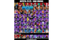 UNIQUE - Chun Li, Diamond Pony [72 Skins, 1050 Vbucks, 81 Axes, 69 Emotes, 70 Gliders and MORE!]