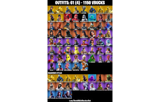 UNIQUE -  Sparkle Specialist, Floss [61 Skins, 1150 Vbucks, 47 Axes, 58 Emotes, 55 Gliders and MORE!]