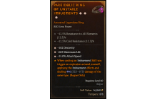 Legendary Ring[*15 ATKSPD | *182 DEX | *685 Life]