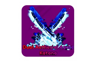 Dual Aetherial Azure Katana [Blade Ball]