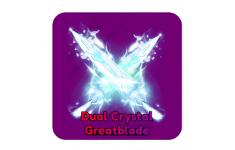 Dual Crystal Greatblade [Blade Ball]