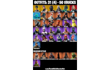 UNIQUE - Stealth Reflex [31 Skins, 50 Vbucks, 35 Axes, 45 Emotes, 41 Gliders and MORE!]