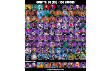 UNIQUE - Spider Gwen Stacy , Widows Bite [90 Skins, 100 Vbucks, 98 Axes, 91 Emotes, 72 Gliders and MORE!]