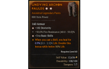 Legendary Pants[*3 BasicSkills | *182 DEX]