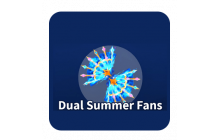 Dual Summer Fans [Blade Ball]