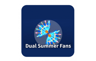 Dual Summer Fans [Blade Ball]