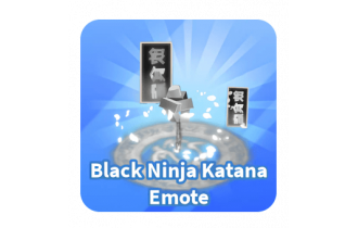 Black Ninja Katana Emote [Blade Ball]