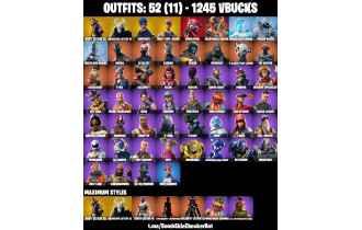 UNIQUE - Rose Team Leader ,  Take The L [52 Skins, 1245 Vbucks, 42 Axes, 82 Emotes, 52 Gliders and MORE!]