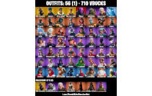 UNIQUE - Royale Bomber , Rose Team Leader [56 Skins, 710 Vbucks, 66 Axes, 74 Emotes, 67 Gliders and MORE!]