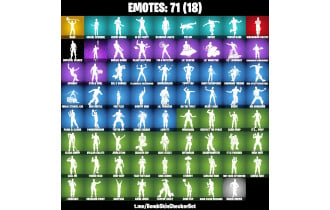 UNIQUE - Rage Emote [85 Skins, 190 Vbucks, 95 Axes, 71 Emotes, 80 Gliders and MORE!]