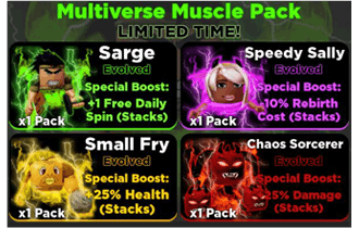 Multiverse Muscle Pack [Muscle Legends]