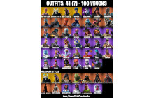 UNIQUE - Rose Team Leader, Dark Bomber [41 Skins, 100 Vbucks, 22 Axes, 37 Emotes, 28 Gliders and MORE!]