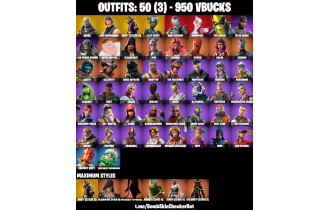 UNIQUE - Rogue Agent, Take The L [50 Skins, 950 Vbucks, 42 Axes, 40 Emotes, 52 Gliders and MORE!]