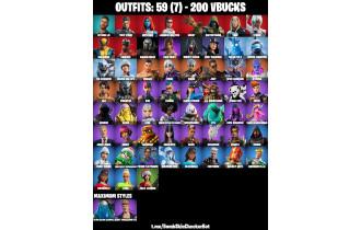 UNIQUE - Mandalorian [59 Skins, 200 Vbucks, 69 Axes, 66 Emotes, 59 Gliders and MORE!]