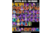 UNIQUE - Rose Team Leader [40 Skins, 100 Vbucks, 52 Axes, 62 Emotes, 61 Gliders and MORE!]