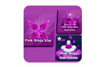 Pink Ninja Star SET [Blade Ball]