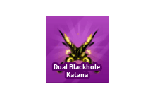 Dual Blackhole Katana [Blade Ball]