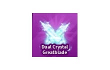 Dual Crystal Greatsword [Blade Ball]