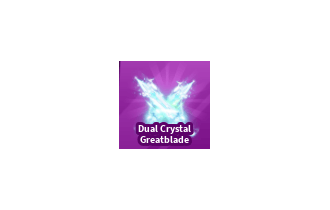 Dual Crystal Greatsword [Blade Ball]