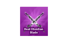 Dual Obsidian Blade [Blade Ball]