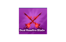 Dual Rosefire Blade [Blade Ball]