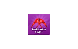 Dual Rosefire Scythe [Blade Ball]