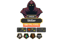 Skiller | Pure - 1 DEF | TTL: 130 | CL: 3 [99 Fletching | 10 HP + MORE!]