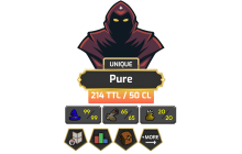 Pure - 1 DEF | TTL: 214 | CL: 50 [99 MAGE + MORE!]