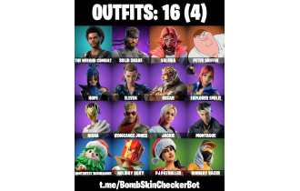 UNIQUE - Peter Griffin, Valeria [16 Skins, 13 Axes, 14 Emotes, 14 Gliders and MORE!]