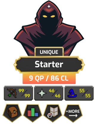 Starter | Main | TTL: 405 | CL: 86 | QP: 9 [99 RAN + MORE!]