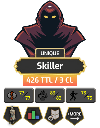 Skiller | Ironman - HCIM | TTL: 426 | CL: 3 [Graceful + MORE!]