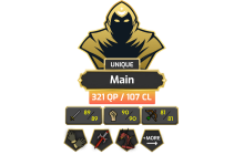 Main | TTL: 1670 | CL: 107 | QP: 321 [B Gloves, Defender, DS2, Quest Cape, MM2, Pets, DT2, Mithril Gloves + MORE!]