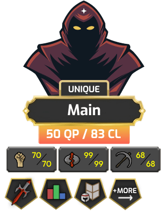 Main | Starter | TTL: 1041 | CL: 83 | QP: 50 [99 RC, Defender, Pets + MORE!]