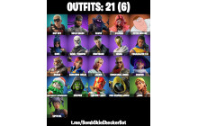 UNIQUE - Raven, Valeria [21 Skins, 14 Axes, 17 Emotes, 12 Gliders and MORE!]