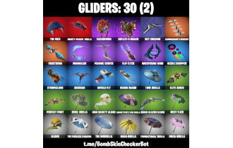 UNIQUE - Doom Slayer ,  Dark Bomber  [20 Skins, 25 Axes, 17 Emotes, 30 Gliders and MORE!]