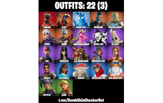 UNIQUE -  Ronin, Torin [22 Skins, 34 Axes, 26 Emotes, 35 Gliders and MORE!]