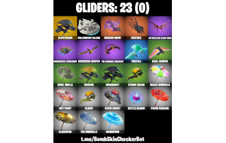 UNIQUE - Sub Commander ,  Trailblazer  [21 Skins, 24 Axes, 24 Emotes, 23 Gliders and MORE!]