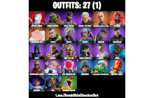 UNIQUE -  Paradigm (Reality-659),  Valeria  [27 Skins, 38 Axes, 27 Emotes, 33 Gliders and MORE!]