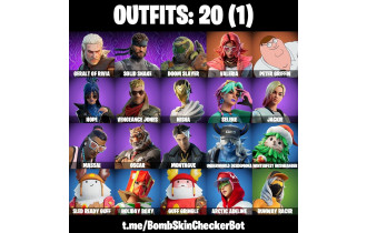 UNIQUE - Peter Griffin , Valeria  [20 Skins, 37 Axes, 36 Emotes, 42 Gliders and MORE!]