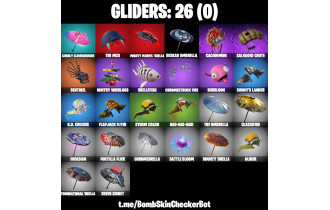 UNIQUE - Paradigm (Reality-659) , Polar Peely [10 Skins, 27 Axes, 25 Emotes, 36 Gliders and MORE!]