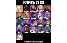 UNIQUE - Twyn, Malik [21 Skins, 24 Axes, 19 Emotes, 22 Gliders and MORE!]