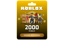 2.000 Robux - Gift Card Roblox [Global Region]