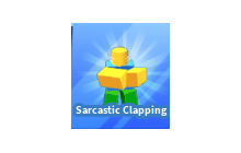 Sarcastic Clapping [Blade Ball]