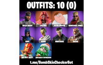 UNIQUE - Valeria, Peter Griffin [10 Skins, 11 Axes, 15 Emotes, 13 Gliders and MORE!]