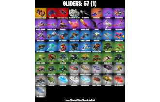 UNIQUE - Dark Vertex, Merry Mint Axe  [85 Skins, 66 Axes, 95 Emotes, 57 Gliders and MORE!]