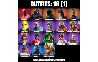 UNIQUE - Dark Voyager ,  Take The L [18 Skins, 13 Axes, 26 Emotes, 21 Gliders and MORE!]