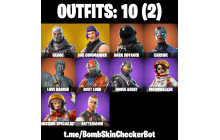 UNIQUE - Sub Commander,  Take The L [10 Skins, 6 Axes, 6 Emotes, 7 Gliders and MORE!]