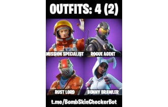 UNIQUE - Rogue Agent,  Take The L [4 Skins, 3 Axes, 4 Emotes, 3 Gliders and MORE!]