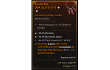 Legendary Amulet[*34.5 MS | *23.6% DEX | 46.4 TA]